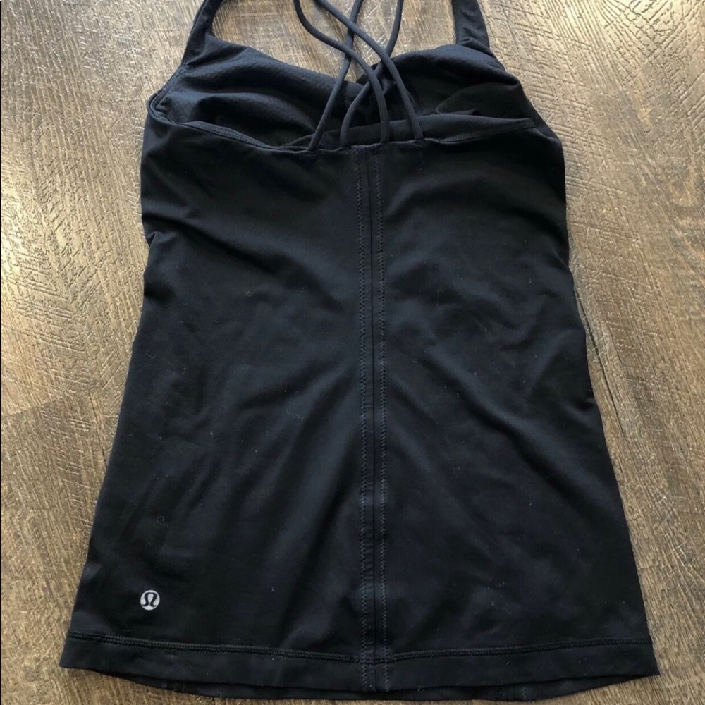 Lululemon blank tank w built in bra.